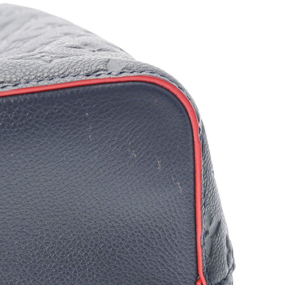 LOUIS VUITTON Monogram Empreinte Neo Noe Marine Rouge M45306 Women's Leather ... - Picture 7 of 12